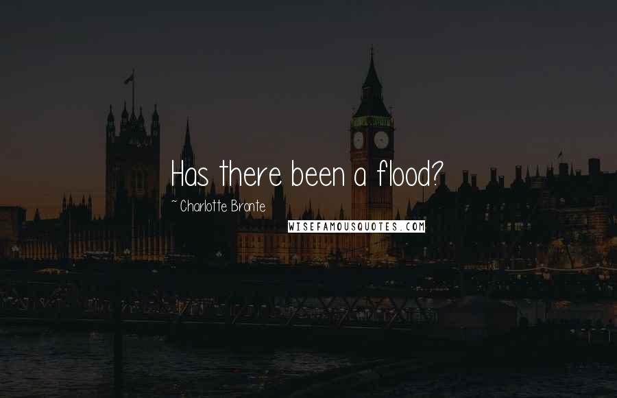Charlotte Bronte Quotes: Has there been a flood?