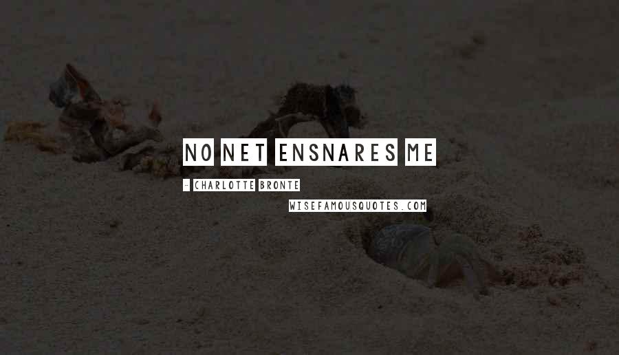 Charlotte Bronte Quotes: no net ensnares me