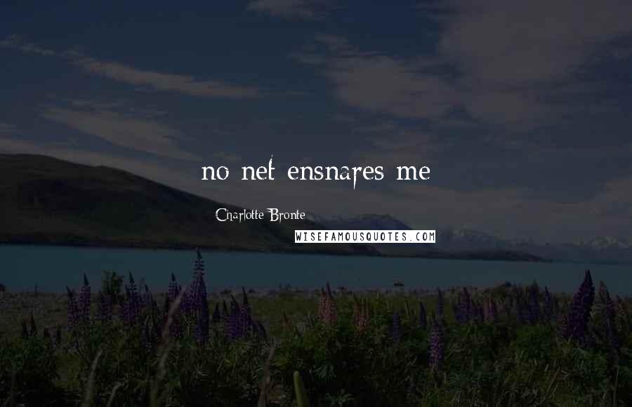 Charlotte Bronte Quotes: no net ensnares me