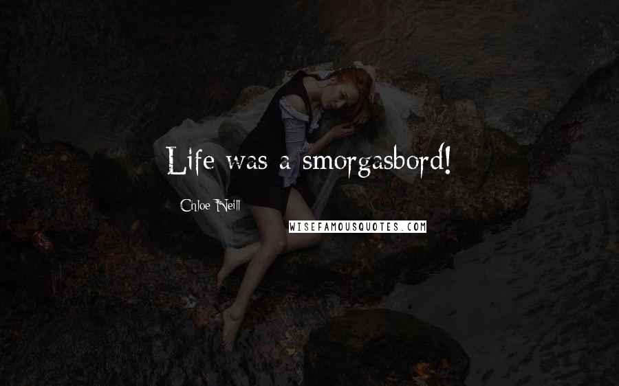 Chloe Neill Quotes: Life was a smorgasbord!