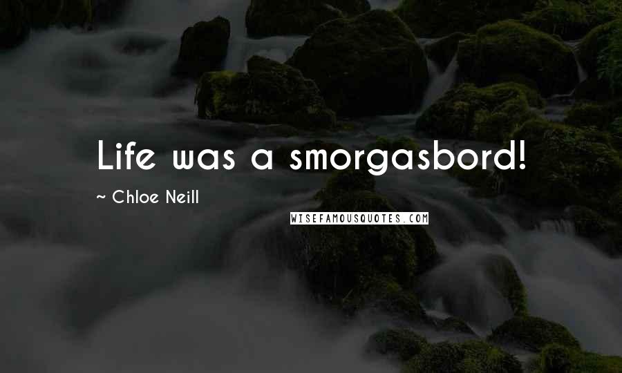 Chloe Neill Quotes: Life was a smorgasbord!