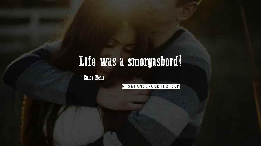 Chloe Neill Quotes: Life was a smorgasbord!