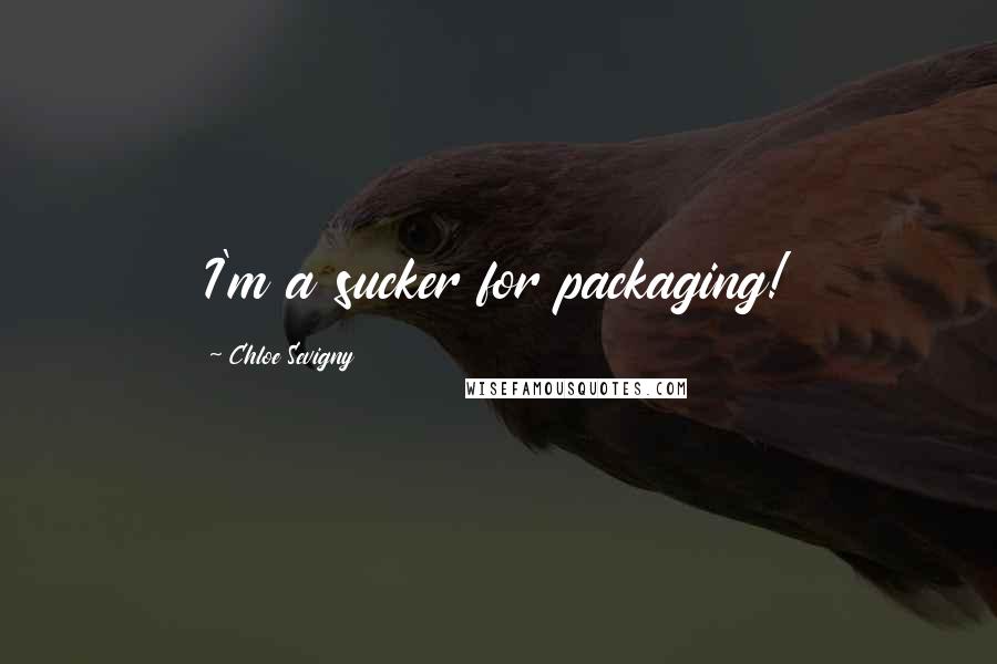 Chloe Sevigny Quotes: I'm a sucker for packaging!