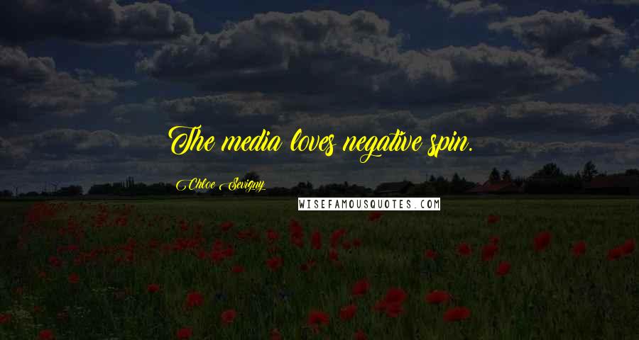 Chloe Sevigny Quotes: The media loves negative spin.