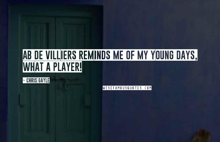 Chris Gayle Quotes: AB de Villiers reminds me of my young days, What a Player!