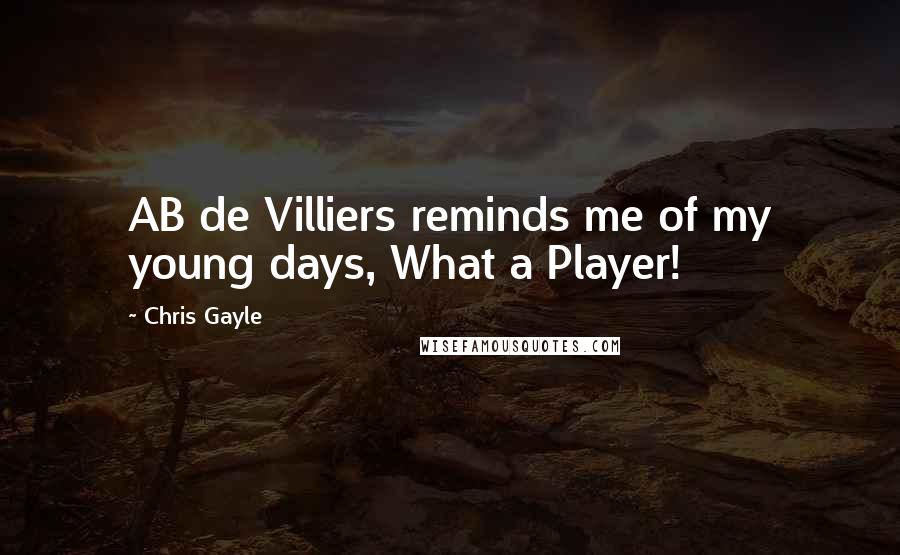 Chris Gayle Quotes: AB de Villiers reminds me of my young days, What a Player!