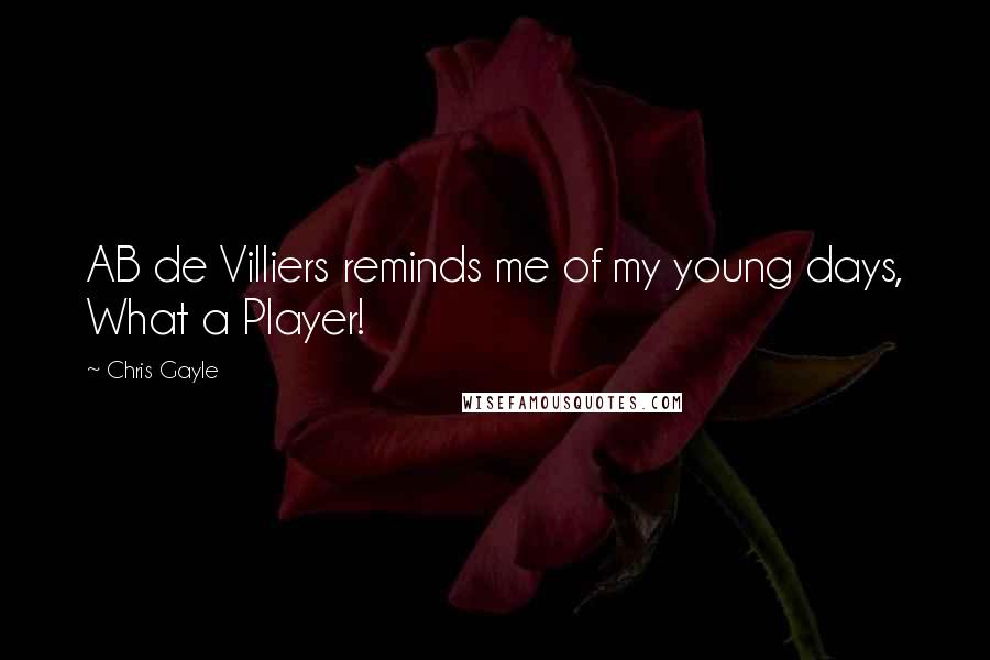Chris Gayle Quotes: AB de Villiers reminds me of my young days, What a Player!