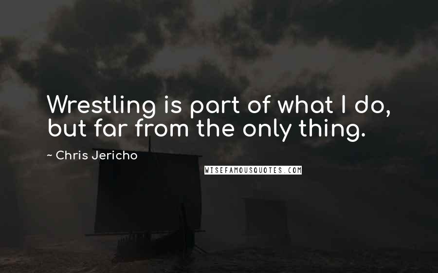 Chris Jericho Quotes: Wrestling is part of what I do, but far from the only thing.