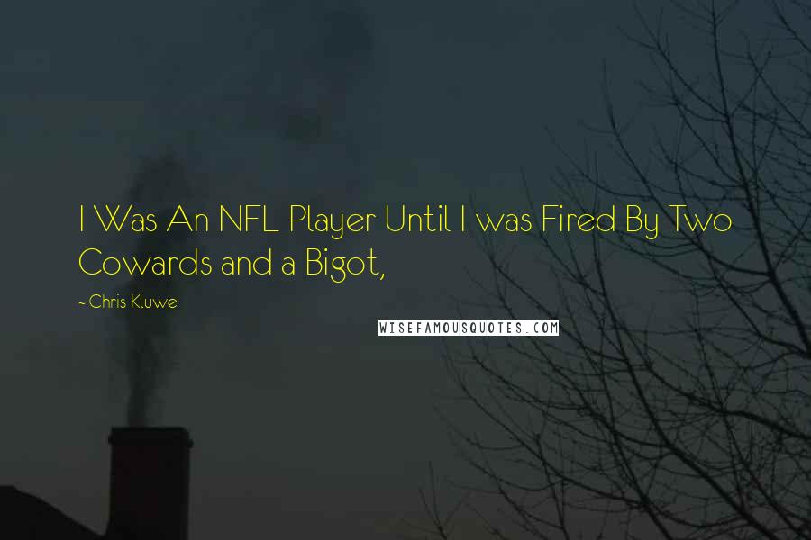 Chris Kluwe Quotes: I Was An NFL Player Until I was Fired By Two Cowards and a Bigot,