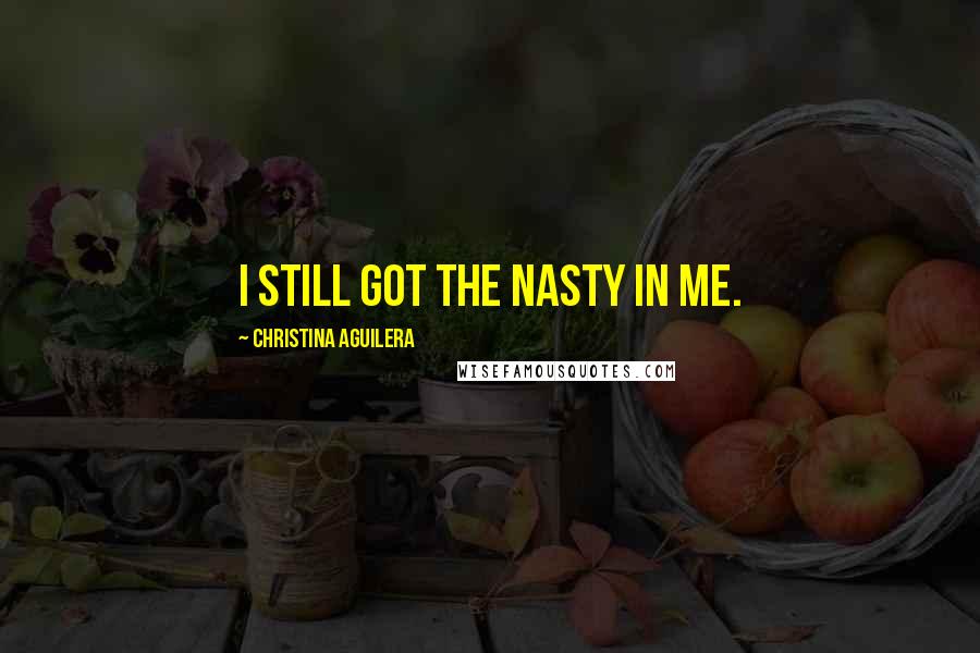 Christina Aguilera Quotes: I still got the nasty in me.