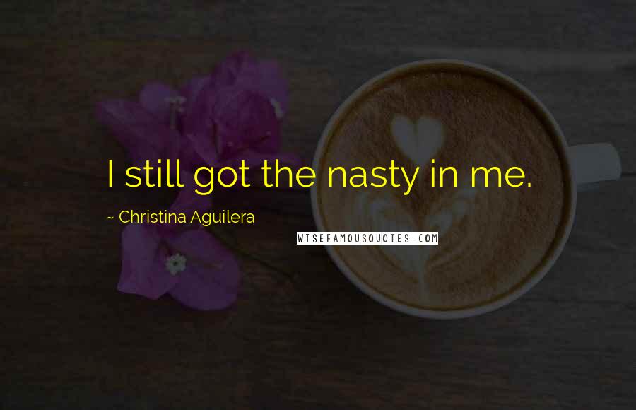 Christina Aguilera Quotes: I still got the nasty in me.