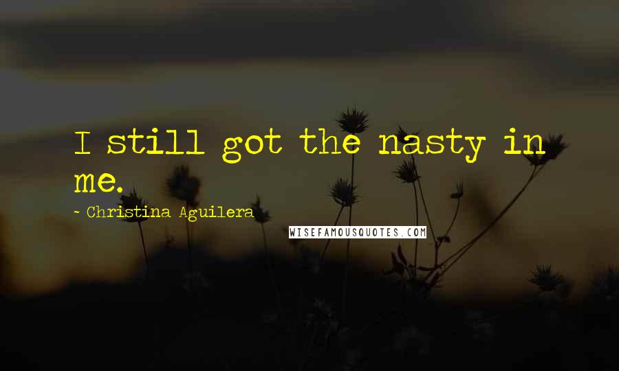Christina Aguilera Quotes: I still got the nasty in me.