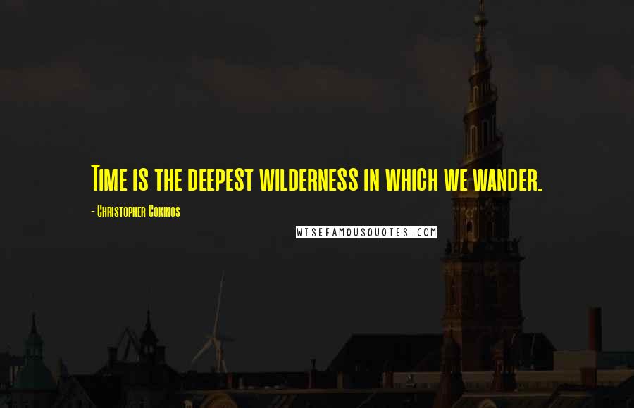 Christopher Cokinos Quotes: Time is the deepest wilderness in which we wander.