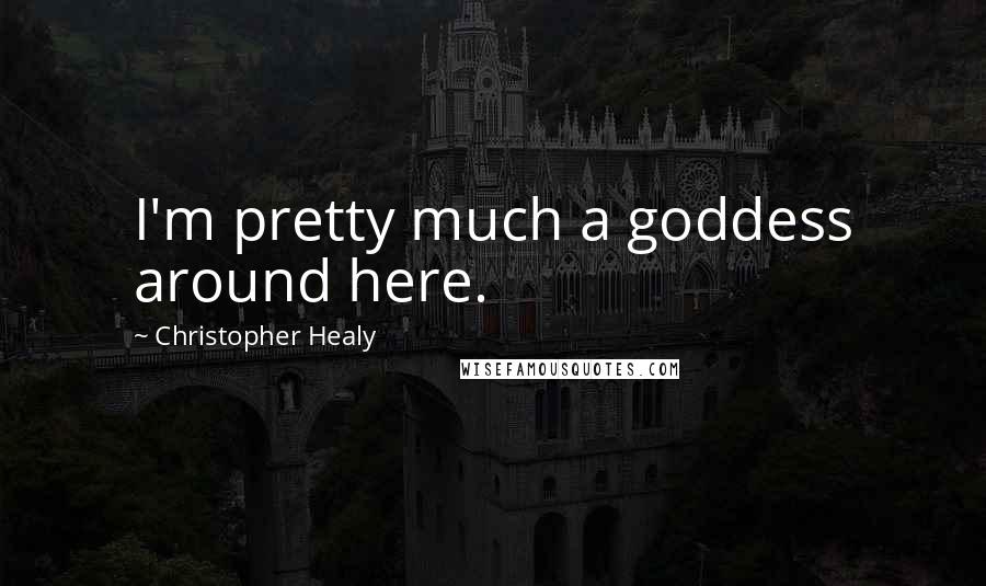 Christopher Healy Quotes: I'm pretty much a goddess around here.