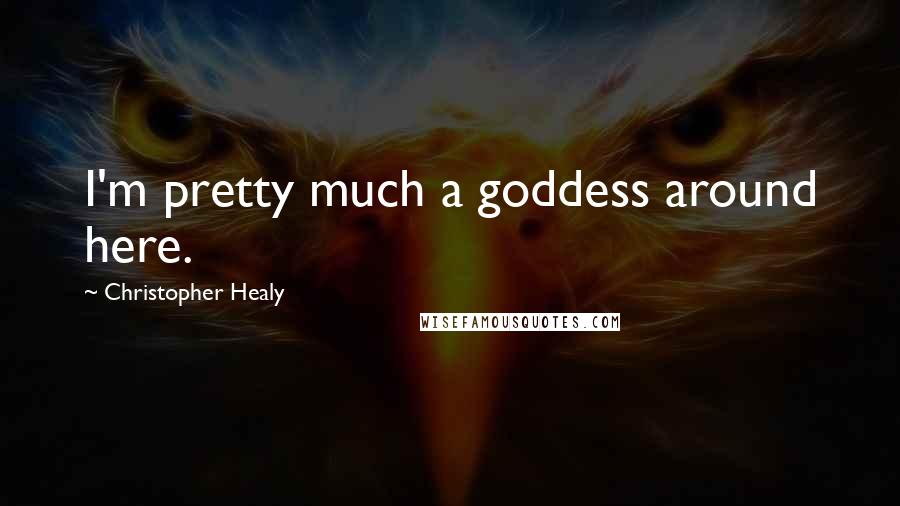 Christopher Healy Quotes: I'm pretty much a goddess around here.