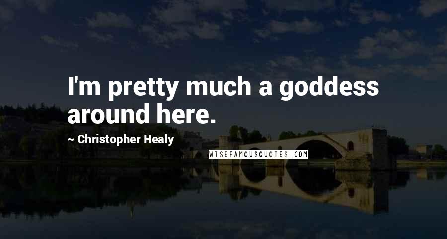 Christopher Healy Quotes: I'm pretty much a goddess around here.