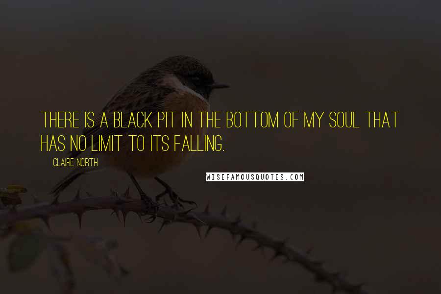 Claire North Quotes: There is a black pit in the bottom of my soul that has no limit to its falling.