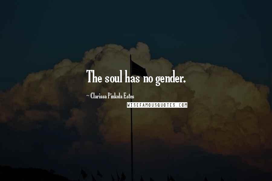 Clarissa Pinkola Estes Quotes: The soul has no gender.