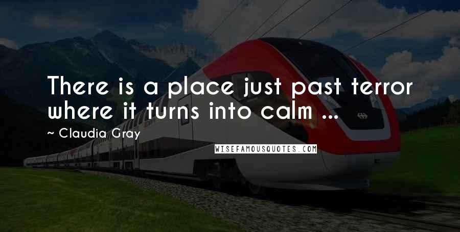 Claudia Gray Quotes: There is a place just past terror where it turns into calm ...