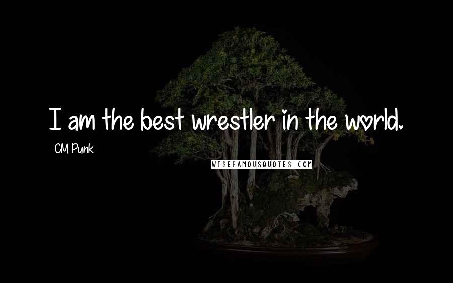CM Punk Quotes: I am the best wrestler in the world.