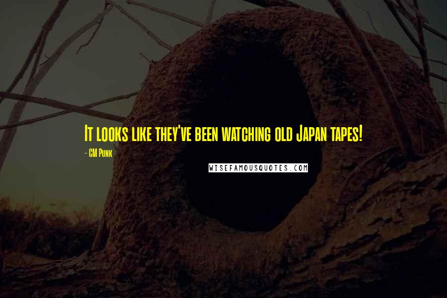 CM Punk Quotes: It looks like they've been watching old Japan tapes!