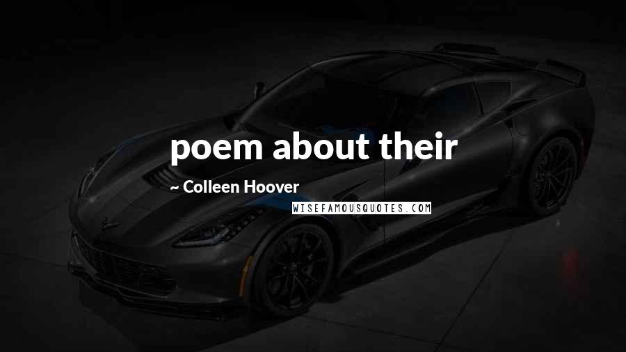 Colleen Hoover Quotes: poem about their