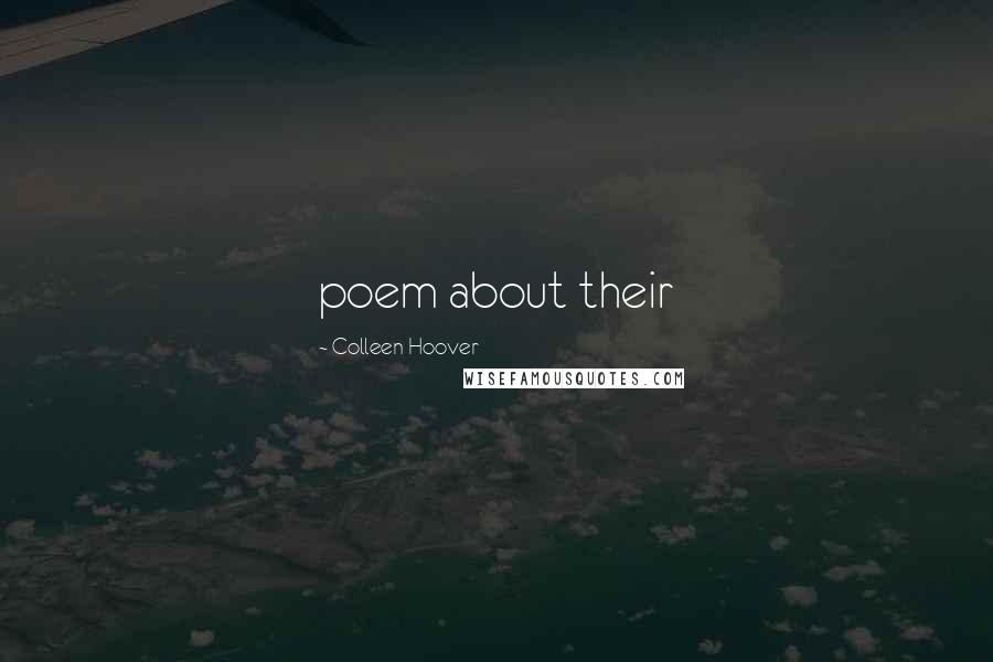 Colleen Hoover Quotes: poem about their