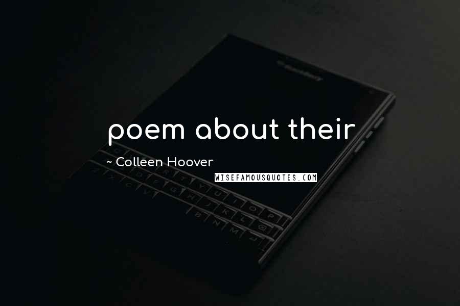 Colleen Hoover Quotes: poem about their