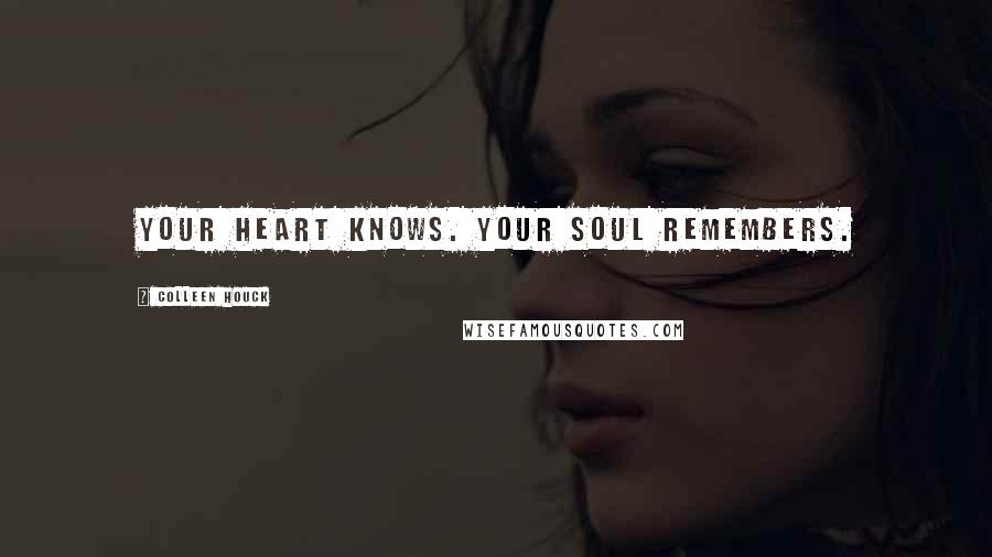 Colleen Houck Quotes: Your heart knows. Your soul remembers.