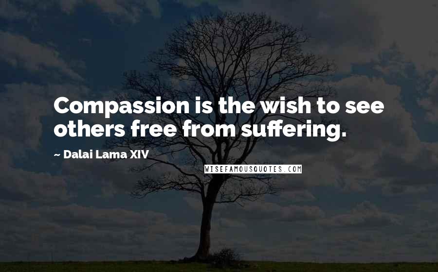 Dalai Lama XIV Quotes: Compassion is the wish to see others free from suffering.