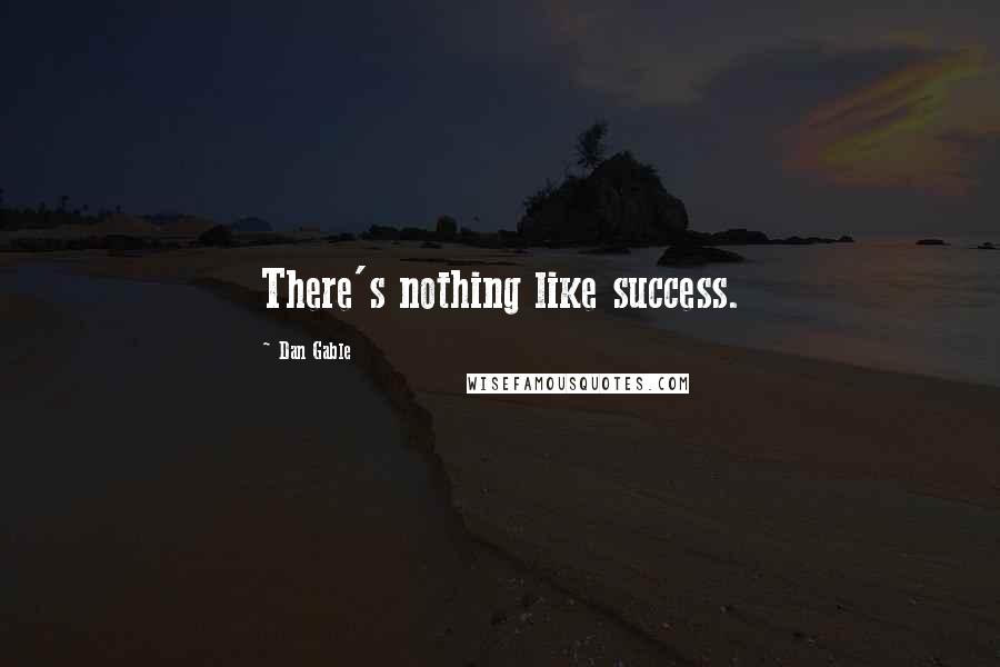 Dan Gable Quotes: There's nothing like success.