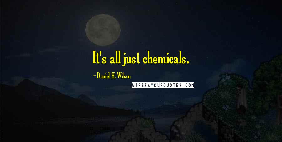 Daniel H. Wilson Quotes: It's all just chemicals.