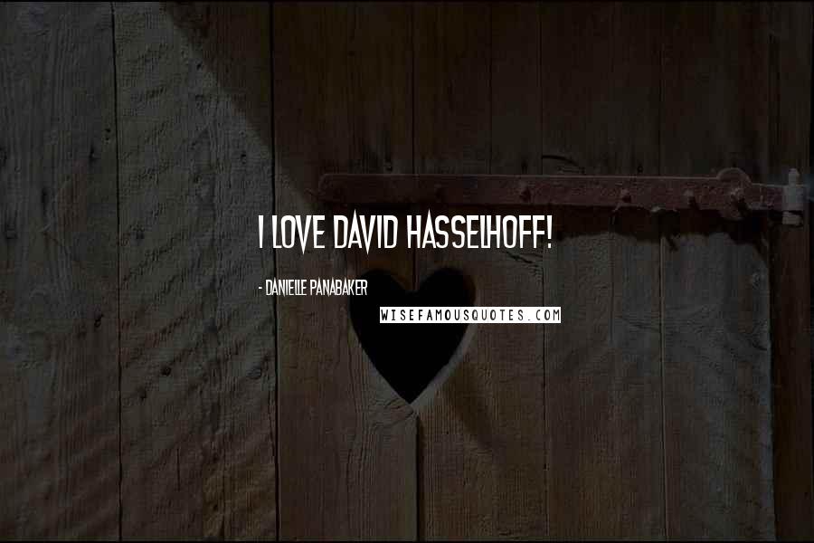 Danielle Panabaker Quotes: I love David Hasselhoff!