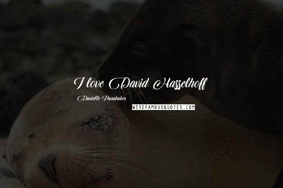 Danielle Panabaker Quotes: I love David Hasselhoff!