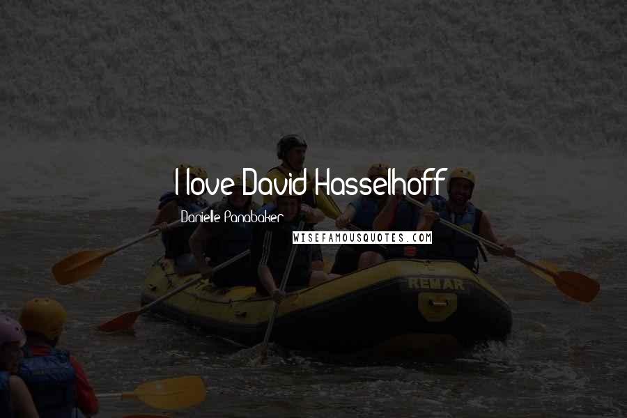 Danielle Panabaker Quotes: I love David Hasselhoff!