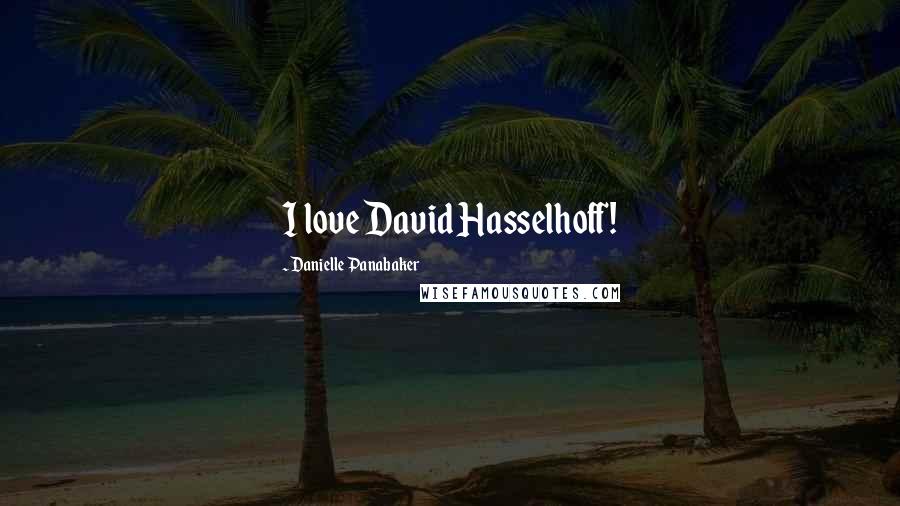 Danielle Panabaker Quotes: I love David Hasselhoff!