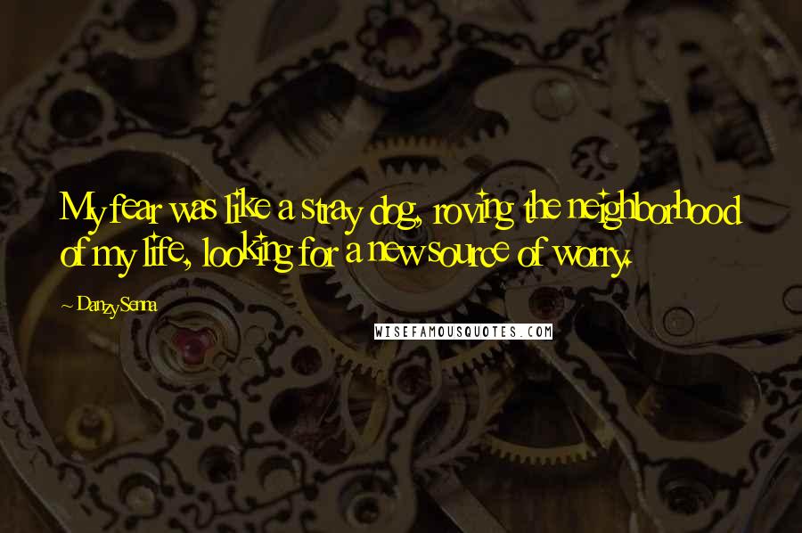 Danzy Senna Quotes: My fear was like a stray dog, roving the neighborhood of my life, looking for a new source of worry.