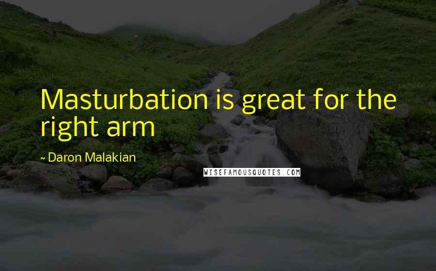 Daron Malakian Quotes: Masturbation is great for the right arm