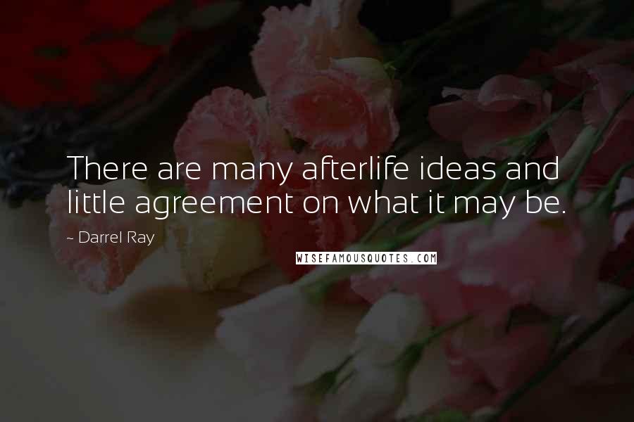 Darrel Ray Quotes: There are many afterlife ideas and little agreement on what it may be.