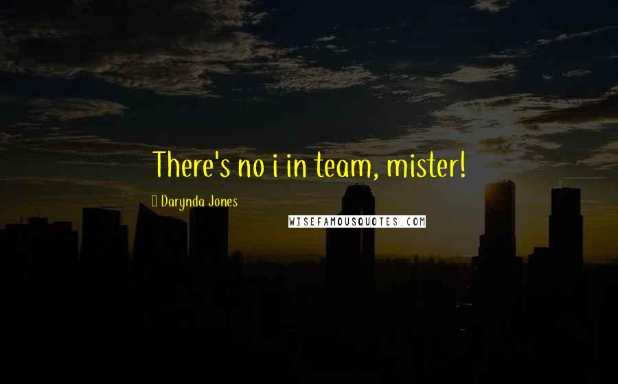 Darynda Jones Quotes: There's no i in team, mister!