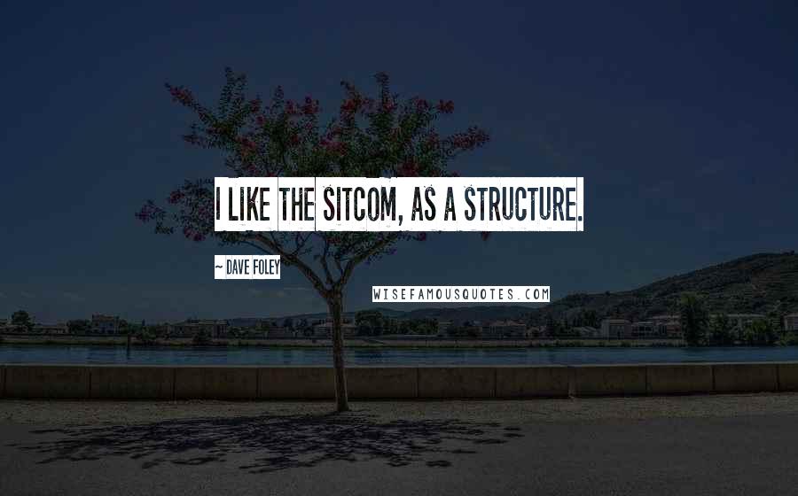 Dave Foley Quotes: I like the sitcom, as a structure.