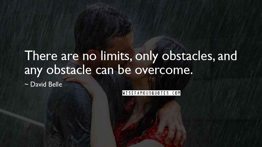 David Belle Quotes: There are no limits, only obstacles, and any obstacle can be overcome.