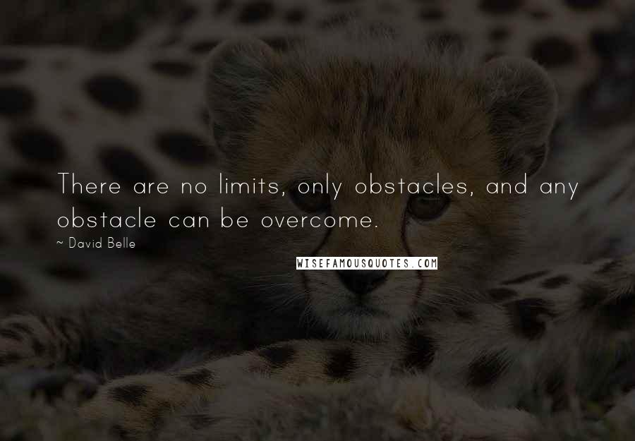 David Belle Quotes: There are no limits, only obstacles, and any obstacle can be overcome.