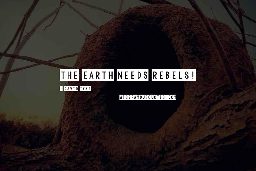 David Icke Quotes: The Earth needs rebels!