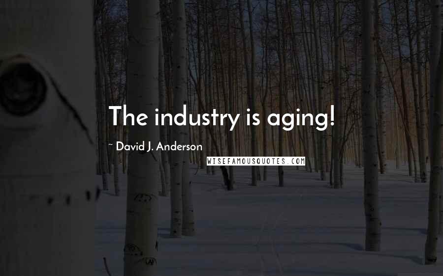 David J. Anderson Quotes: The industry is aging!