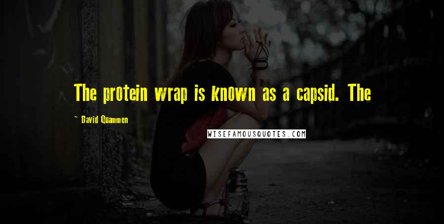 David Quammen Quotes: The protein wrap is known as a capsid. The