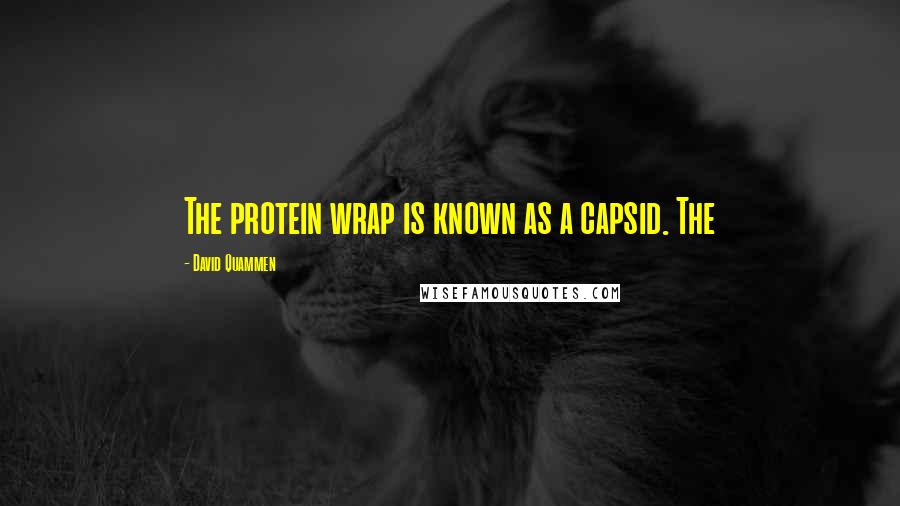 David Quammen Quotes: The protein wrap is known as a capsid. The