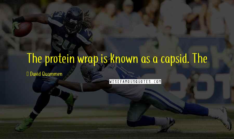 David Quammen Quotes: The protein wrap is known as a capsid. The