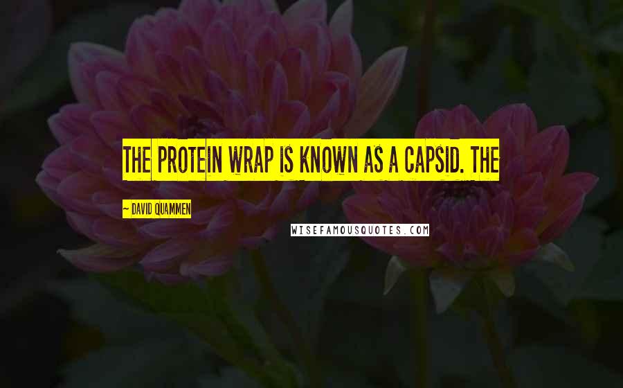 David Quammen Quotes: The protein wrap is known as a capsid. The