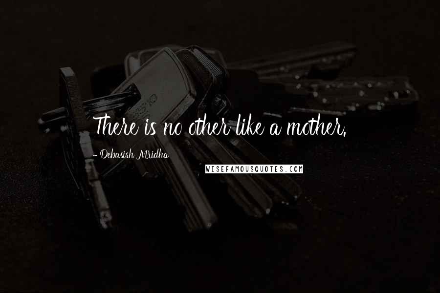 Debasish Mridha Quotes: There is no other like a mother.